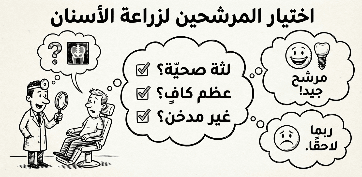 معايير اختيار المرضى: تحديد المرشحين المثاليين لعلاج الزرعات